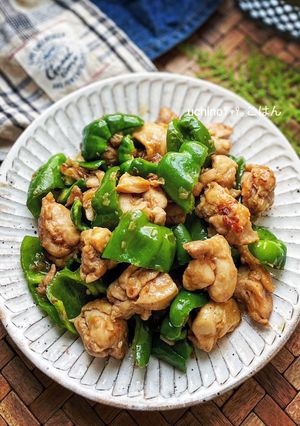 鶏もも肉とピーマンのネギ塩にんにく炒め-レシピのメイン写真