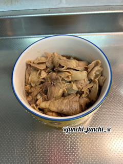 ★豚薄切り肉 甘辛煮★常備用★-レシピのメイン写真