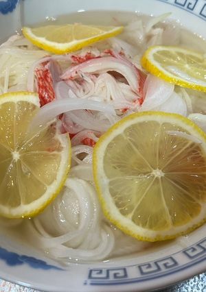 さっぱりレモンの効いたにゅーめん-レシピのメイン写真