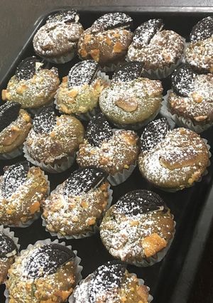 お茶とホワイトチョコのカップケーキ-レシピのメイン写真