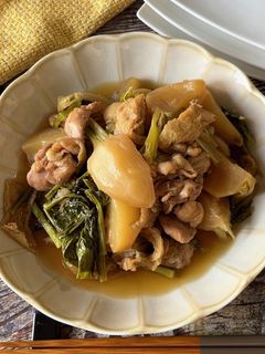 ☆圧力鍋で3分!旬のかぶと鶏肉の煮物☆-レシピのメイン写真
