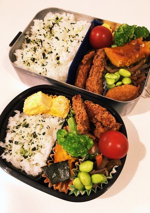 大学息子、高校娘弁当　23/5/22-レシピのメイン写真