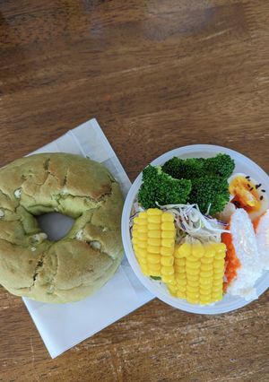 JK☆抹茶ベーグル＆サラダ弁当♪-レシピのメイン写真