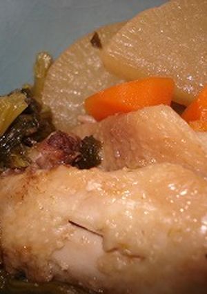ほくほく手羽中の煮物♪-レシピのメイン写真