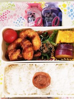 エビフライ弁当(5.22)-レシピのメイン写真