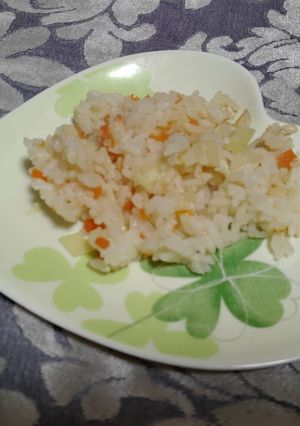 鶏ひき肉入りピラフ-レシピのメイン写真