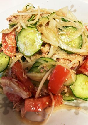 ツナと野菜のサラダ-レシピのメイン写真