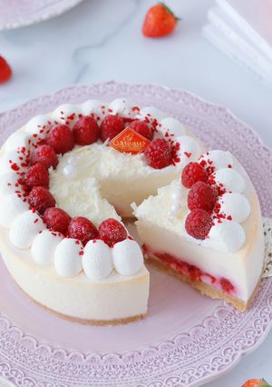 ホワイトショコラチーズケーキ-レシピのメイン写真