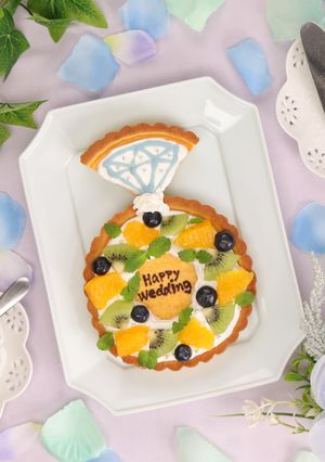 ダイヤモンドリングケーキ-レシピのメイン写真