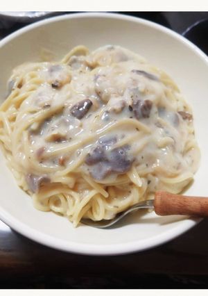 手抜きアサリのクリームパスタ-レシピのメイン写真