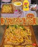 美味ドレとプルコギマスタードで焼ビーフン