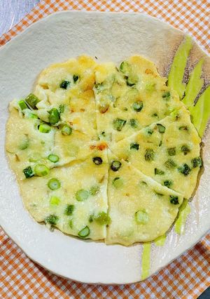 アスパラと豆腐のふわもっち焼き-レシピのメイン写真