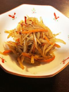 大根の皮☆きんぴら-レシピのメイン写真