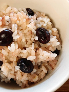 赤いそら豆ご飯-レシピのメイン写真