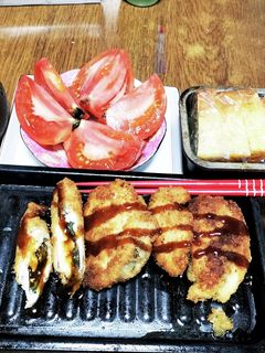 胸肉で梅肉大葉挟みカツ!厨房ばあばぁ!-レシピのメイン写真