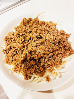 もやしと豚肉味噌あんかけ-レシピのメイン写真