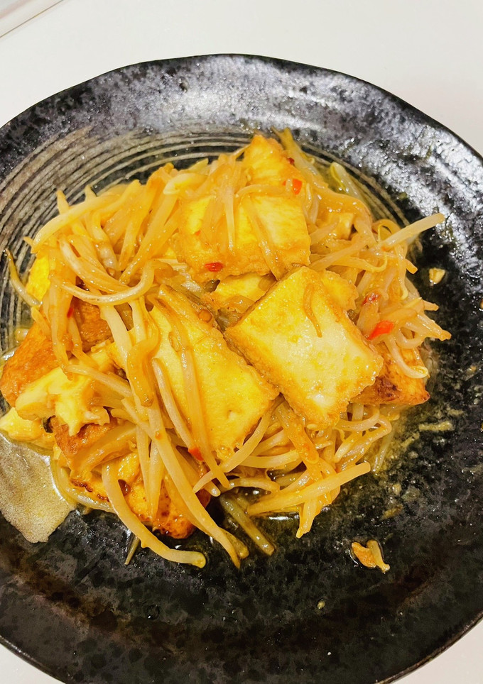 節約 もやしと厚揚げの豆板醤炒め-レシピのメイン写真