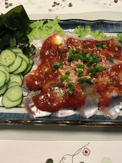 あじの韓国風サラダ-レシピのメイン写真