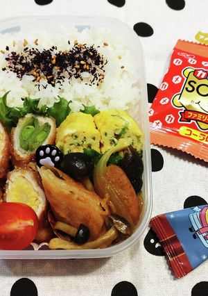 高１！男子弁当！ヤングコーンの肉巻き24-レシピのメイン写真