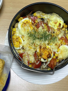 エアフライヤーで鯖缶チーズ焼き(覚書-レシピのメイン写真