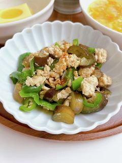 ピーマンとナスの甘酢炒め-レシピのメイン写真