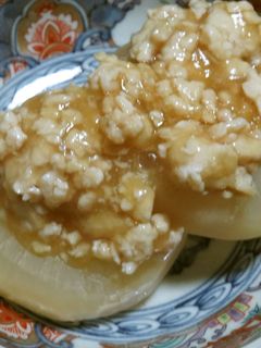 大根の鶏そぼろあんかけ-レシピのメイン写真