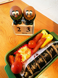 高一長女 お弁当(キンパ7)-レシピのメイン写真