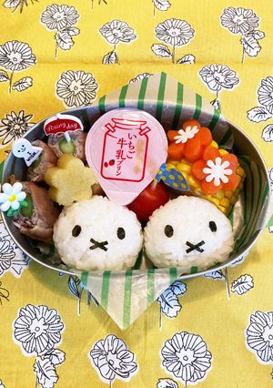 幼稚園年中　ミッフィー お弁当-レシピのメイン写真