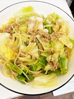キャベツとツナの和風パスタ-レシピのメイン写真