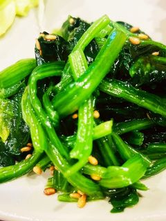 パパが休日に作る『ほうれん草のナムル』-レシピのメイン写真