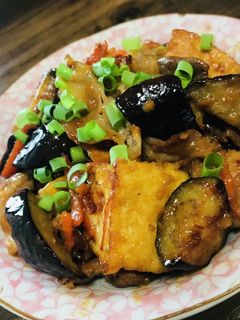 カサ増し!豚と茄子と厚揚げの味噌炒め!-レシピのメイン写真