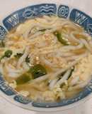 中華風玉子わかめスープのうどん