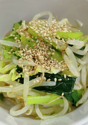 もやしと小松菜やいろいろ野菜サラダ♡簡単-レシピのメイン写真