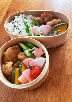 唐揚げ弁当-レシピのメイン写真