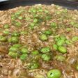 枝豆もんじゃ焼