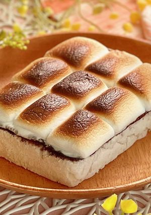 低タンパク/とろけるマシュマロトースト-レシピのメイン写真