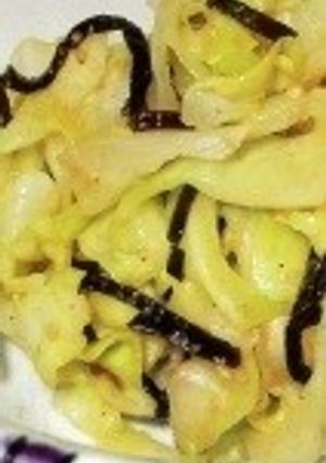 春キャベツの塩昆布和え-レシピのメイン写真