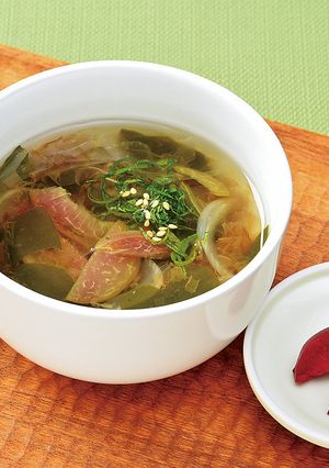 高田梅の夏バテ予防スープ-レシピのメイン写真