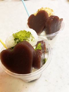 醤油ソフト風パフェ 塩クリーム醤油羊羹-レシピのメイン写真
