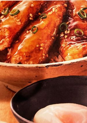 あじ竜田の蒲焼き丼御膳-レシピのメイン写真
