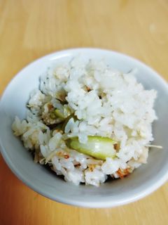 アスパラガスの炊き込みご飯-レシピのメイン写真