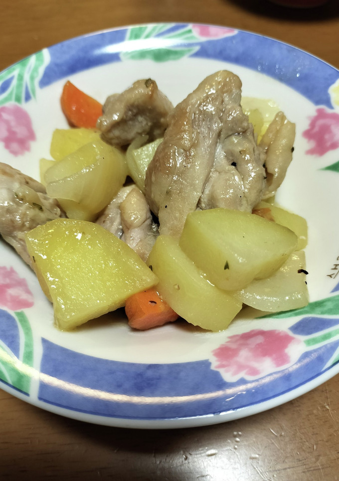 鶏モモとじゃがいもの炒めもの-レシピのメイン写真