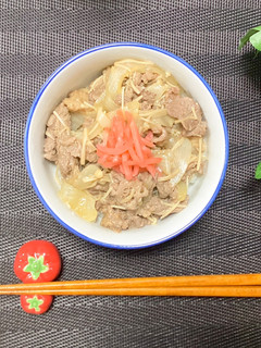 牛丼-レシピのメイン写真