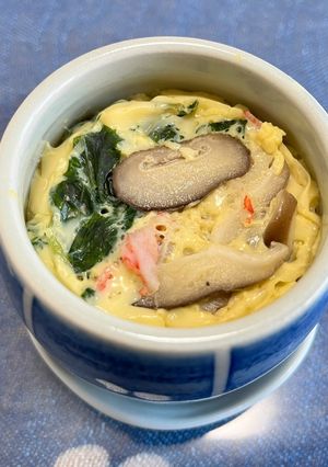 海老入り茶碗蒸し　大人&離乳食（幼児食）-レシピのメイン写真