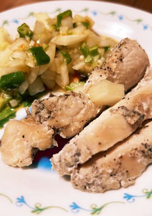 鶏ハムとオニオンソース-レシピのメイン写真