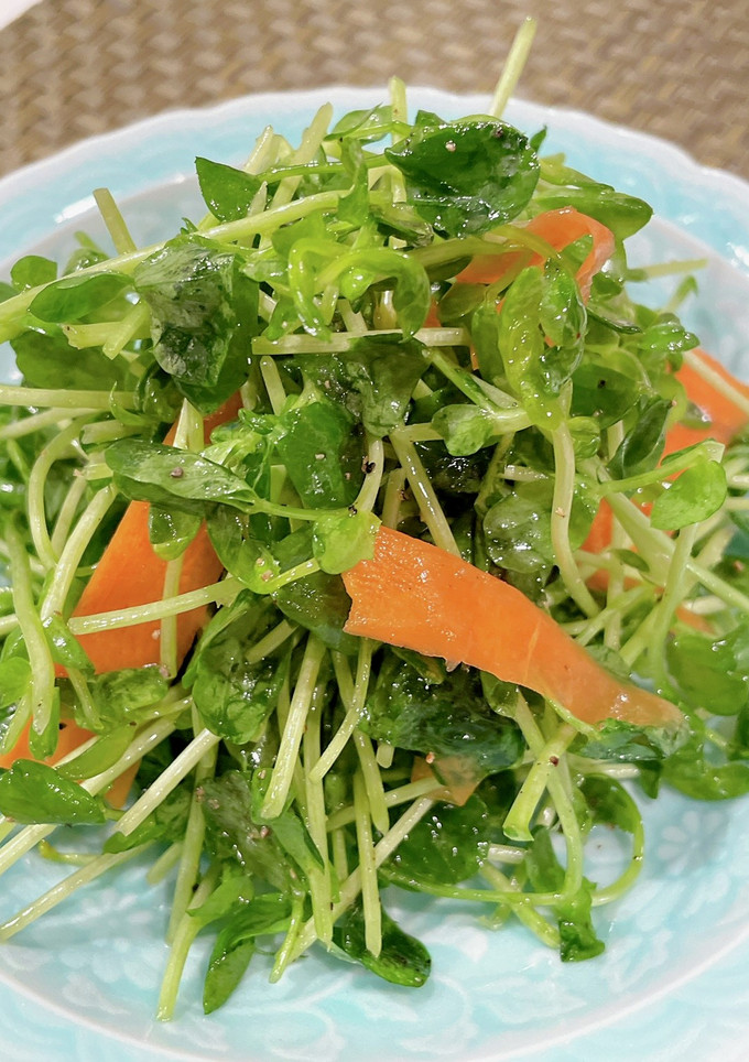 豆苗の中華和え-レシピのメイン写真