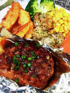 肉汁ジュワジュワの和風ハンバーグ-レシピのメイン写真
