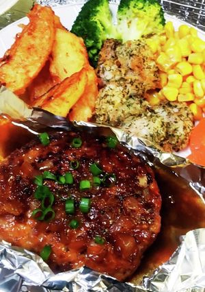 肉汁ジュワジュワの和風ハンバーグ-レシピのメイン写真