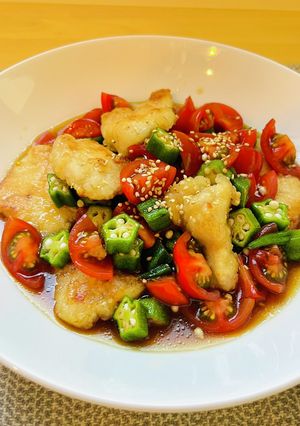 鶏の夏野菜南蛮漬け-レシピのメイン写真