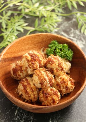 レンジで焼きパン粉！揚げない☆うずらカツ-レシピのメイン写真